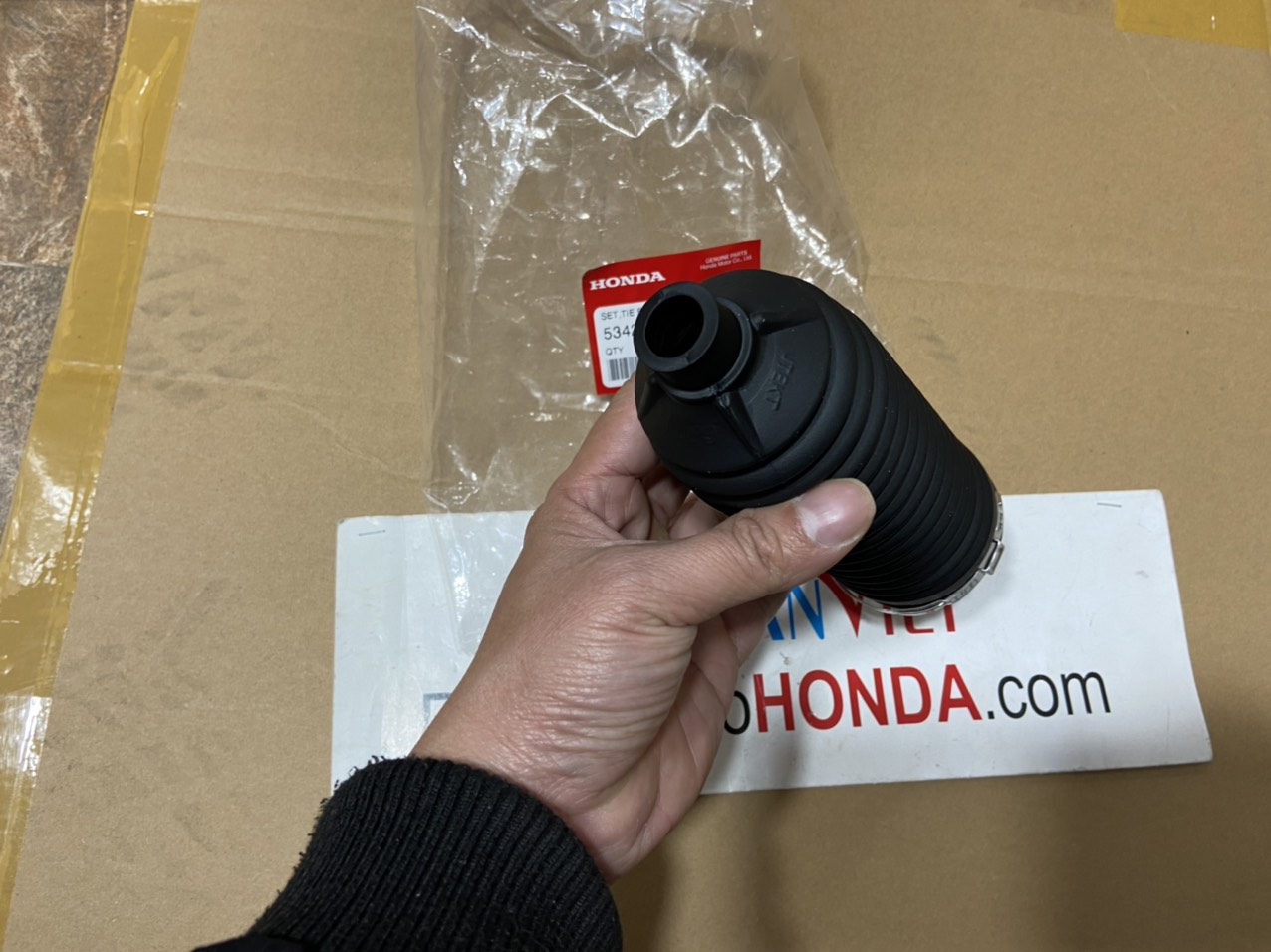 Cao su chụp bụi thước lái xe Honda CITY 2021-2022